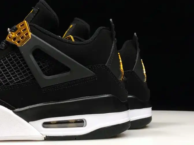Jordan 308497-032 Gold-White Royalty 4 Air Metallic Black 0525